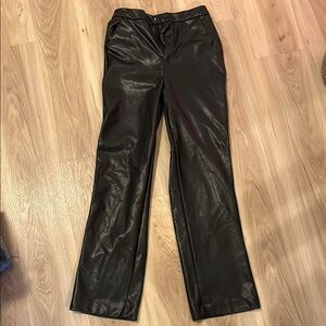 BBJ Los Angeles Black Leather Pants